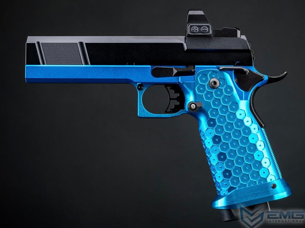 EMG Custom "Stella" 2011 Hi-CAPA Airsoft GBB Handgun w/ Minimalist Optic Ready Utility Slide (Model: ICE)