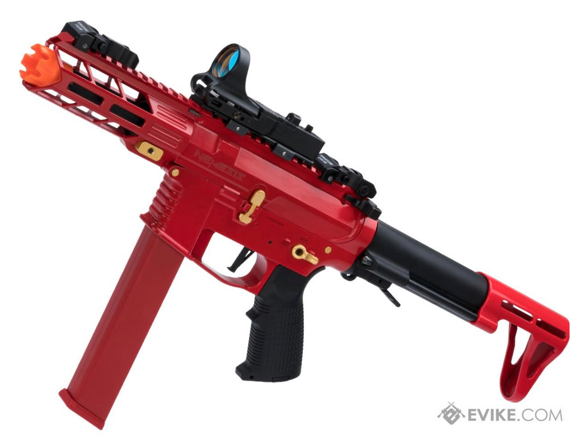 Classic Army Nemesis X9 Airsoft AEG Machine Pistol (Color: Red / Bronze)