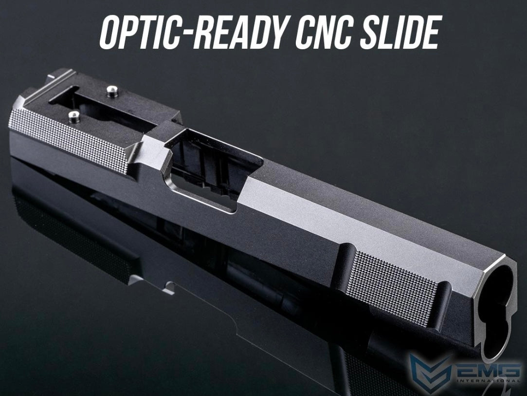 EMG Custom "Stella" 2011 Hi-CAPA Airsoft GBB Handgun w/ Minimalist Optic Ready Utility Slide (Model: ICE)